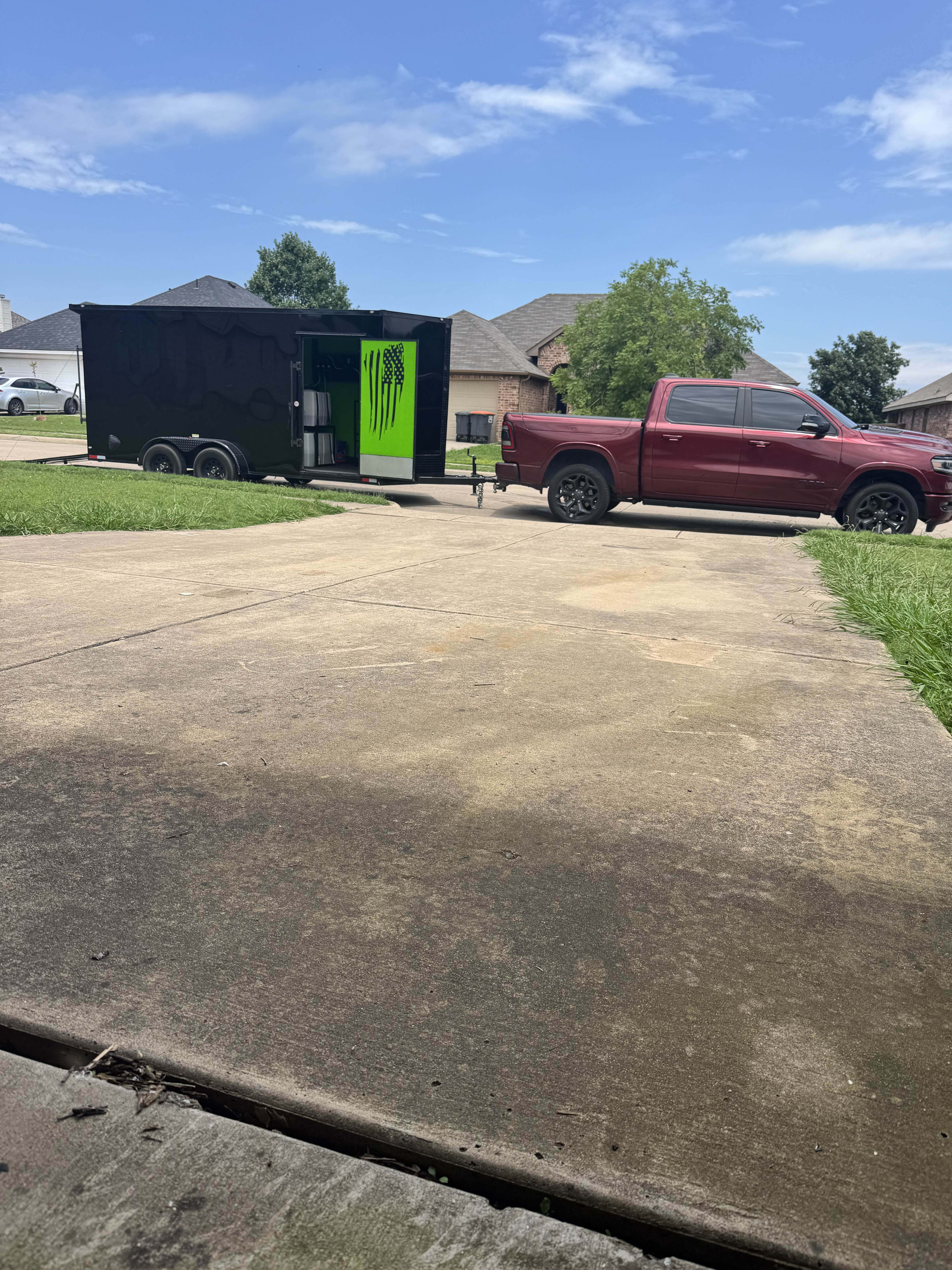 Before Concrete Cleaning