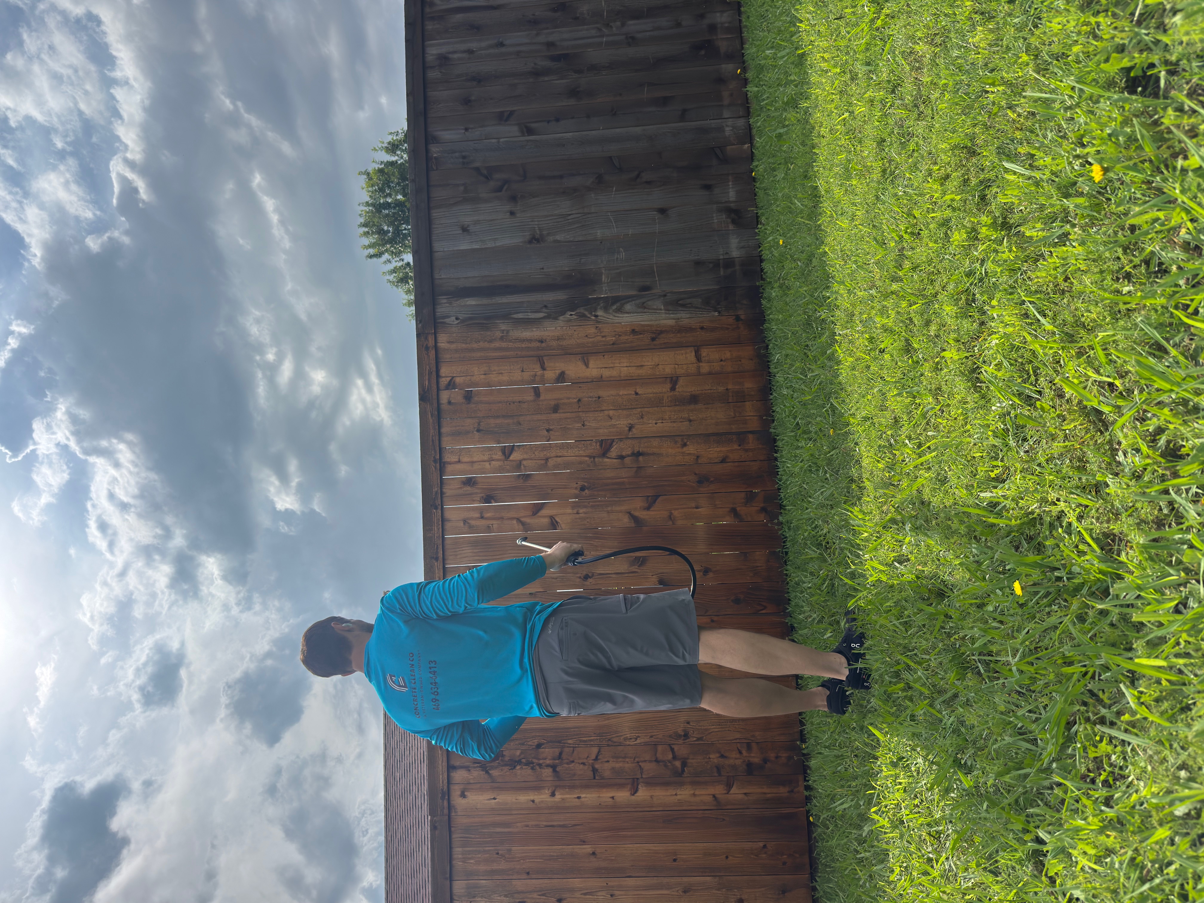 Before Fence Cleaning